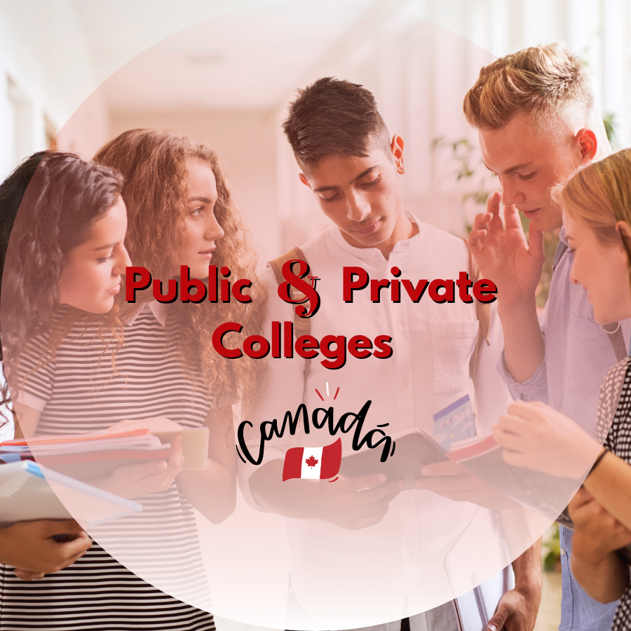 Private and public colleges in Canada
